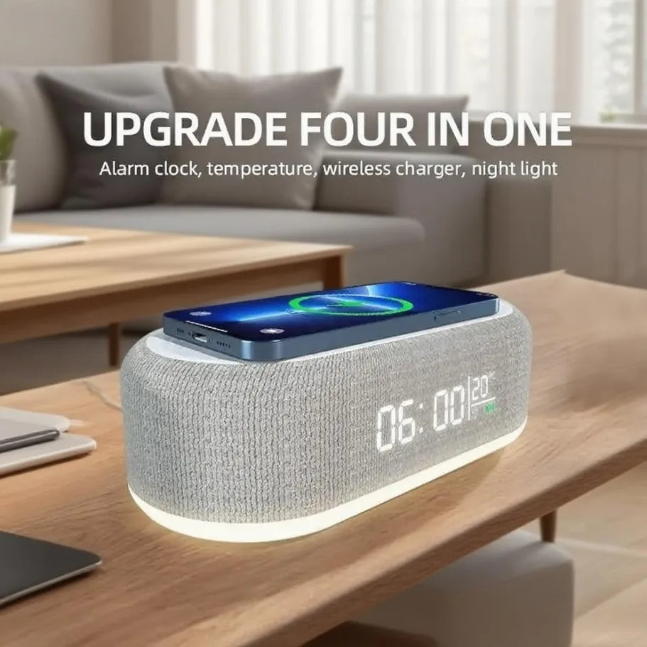 Alarm Clock Wireless Charger Lamp