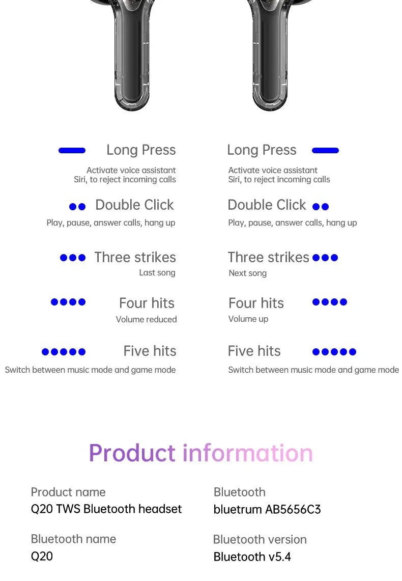 Air31 Wireless Bluetooth Earphones