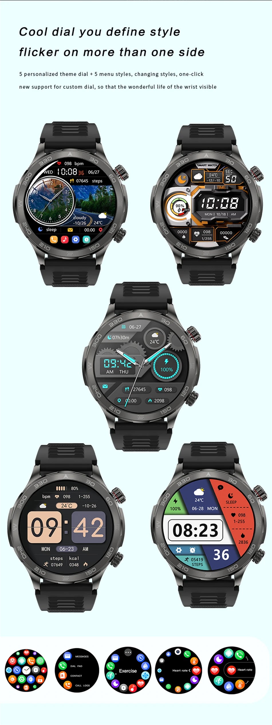 GPS Smart Watch AMOLED Screen