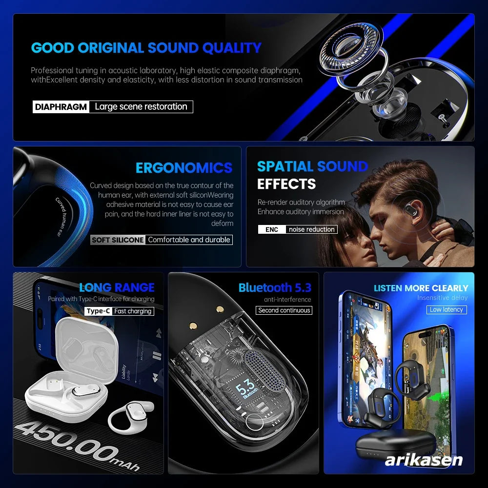 Ear Bluetooth Headphones