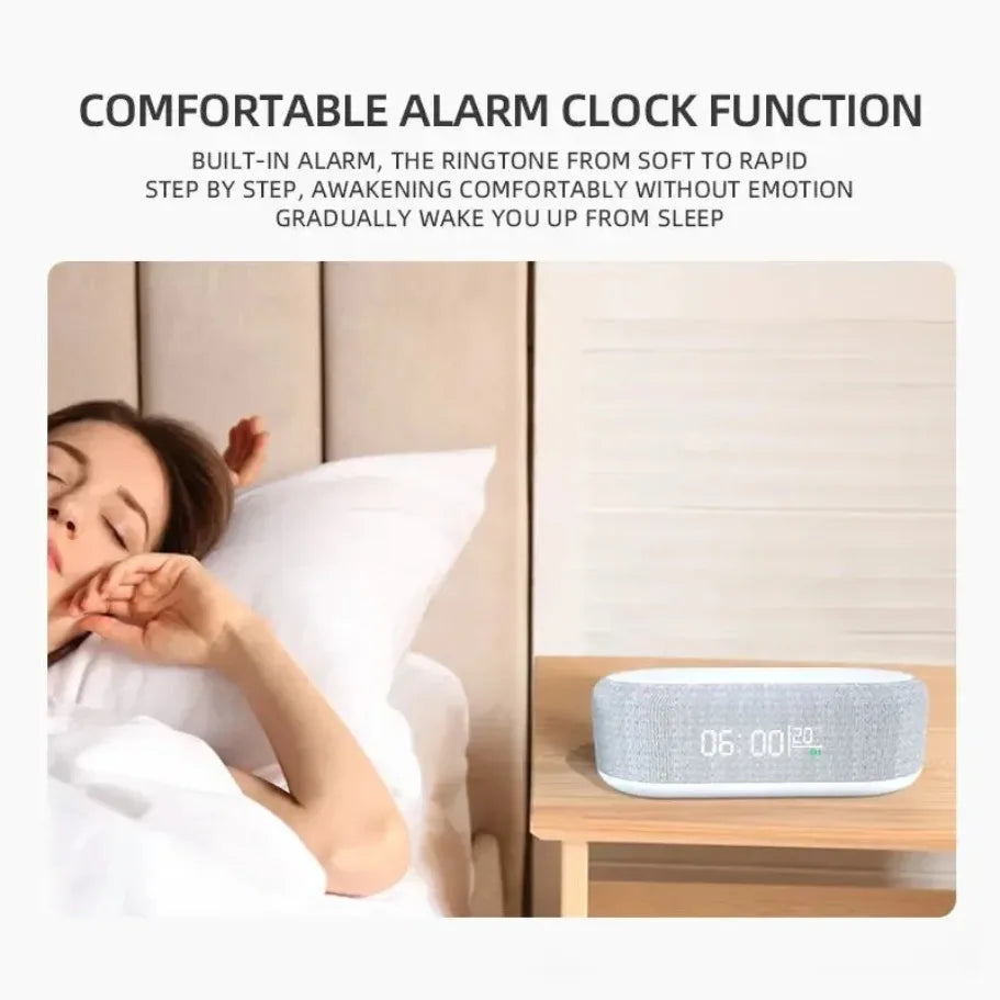 Alarm Clock Wireless Charger Lamp
