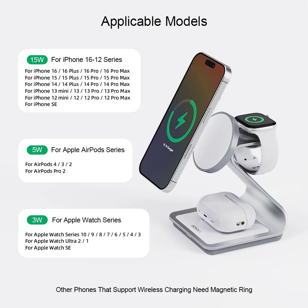 3-in-1 Wireless Charger Iphone