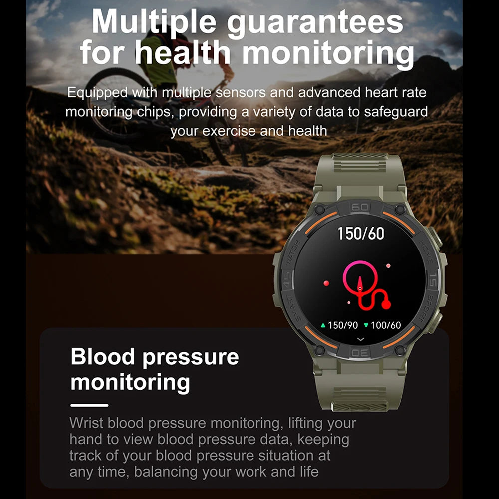 Military Smartwatch 360 HD