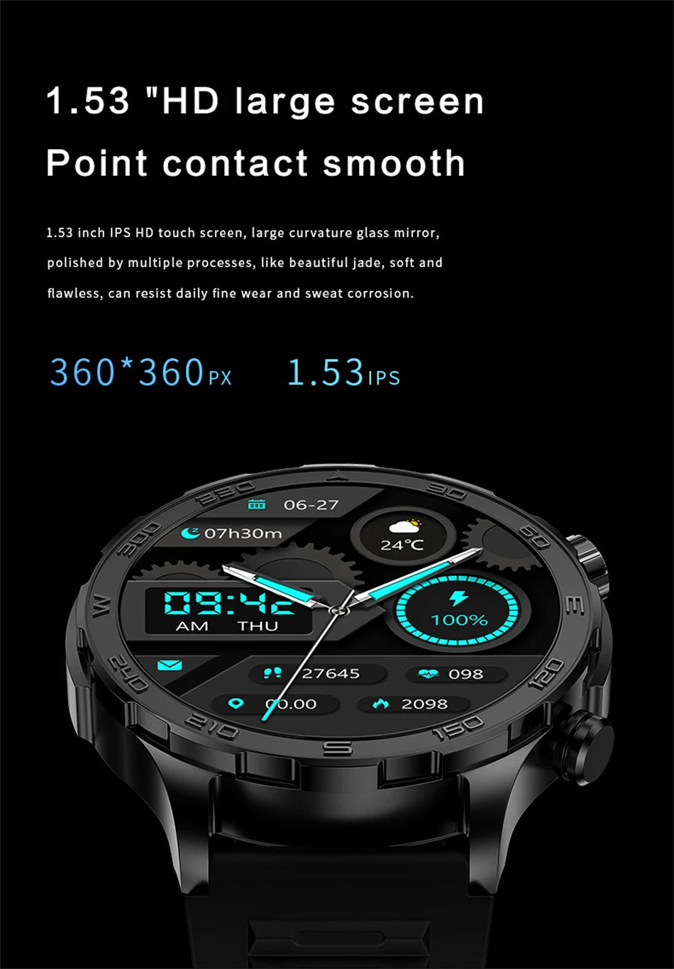 GPS Smart Watch AMOLED Screen