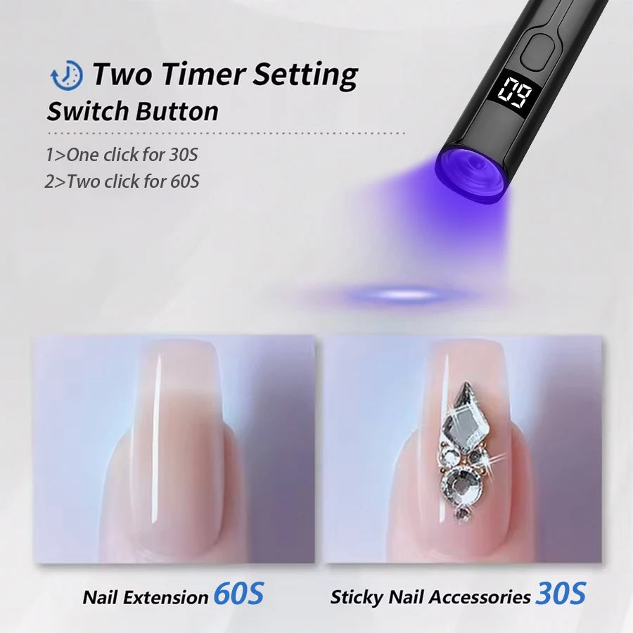 Mini UV LED Nail Lamp