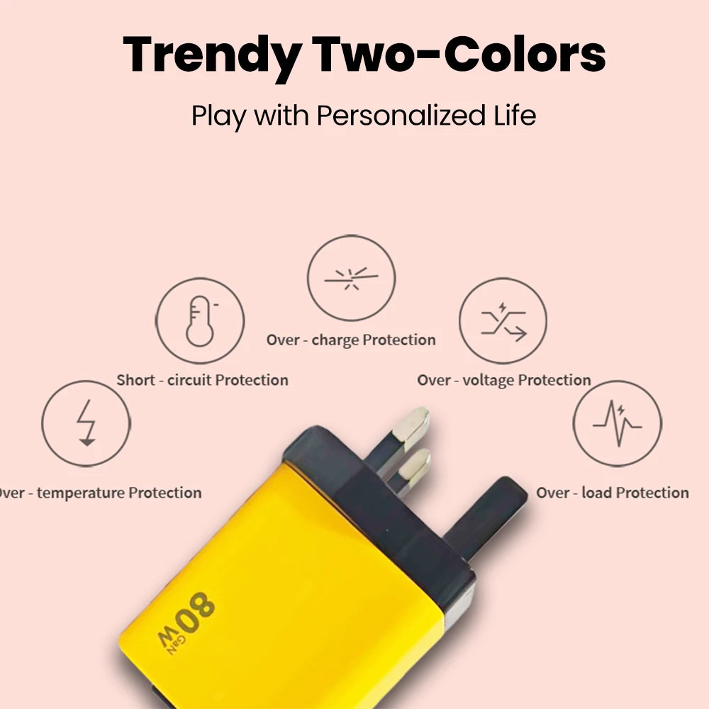 80W USB-C Retractable Charger