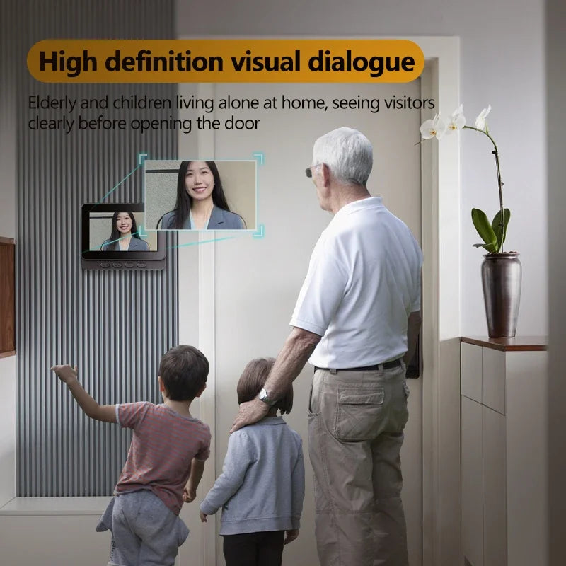 Wireless Video Doorbell 4.3"