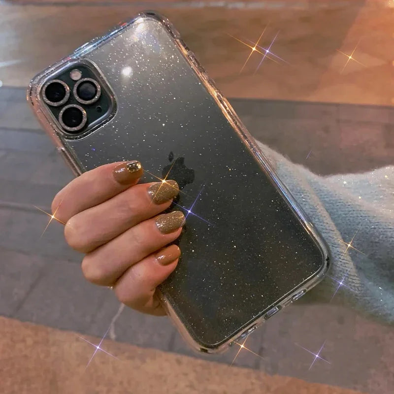Glitter Bling Clear Case