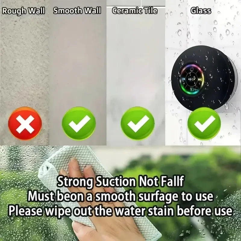 Waterproof LED Bluetooth Speaker