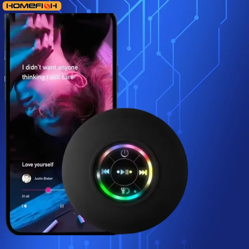Waterproof LED Bluetooth Speaker