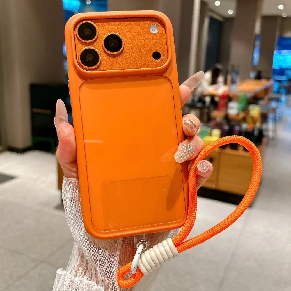 Crystal Clear Camera Button Case