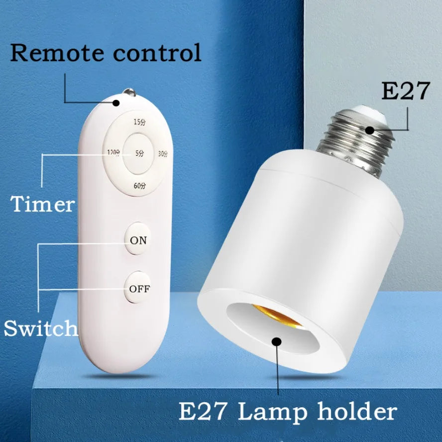 E27 60W Wireless Timer Switch