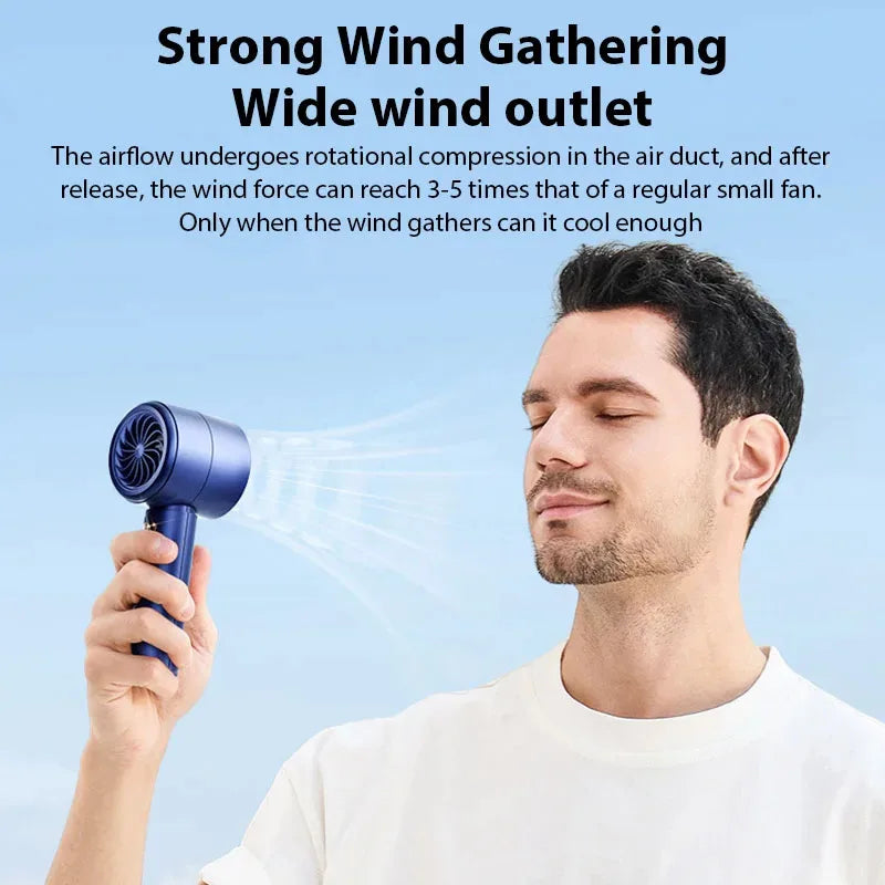 Mini Handheld Fan USB Fast Charging