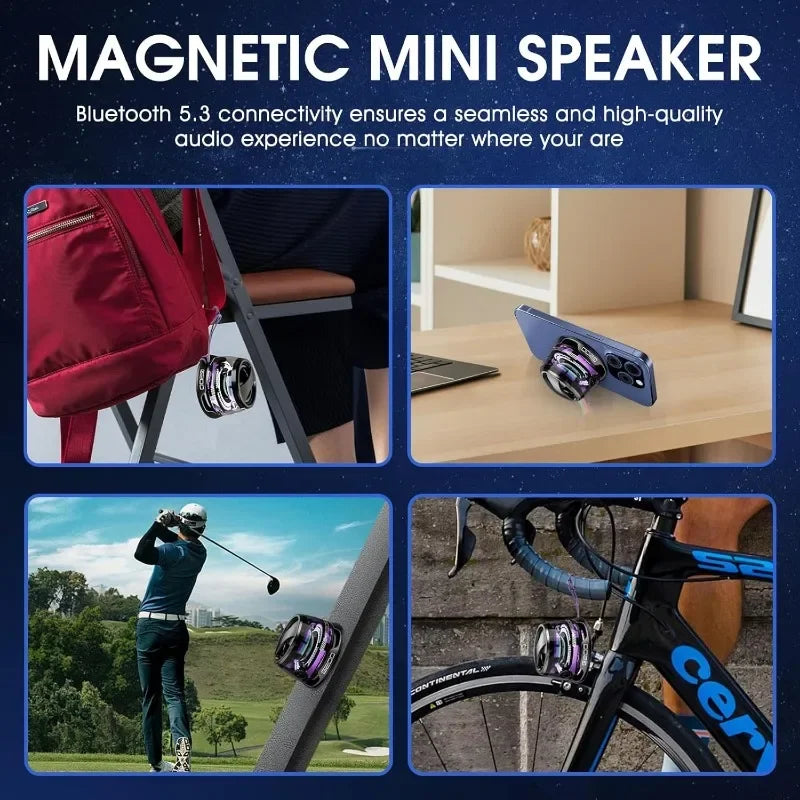 Magnetic RGB Bluetooth Speaker