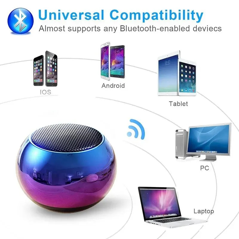 Portable Metal Bluetooth Speaker