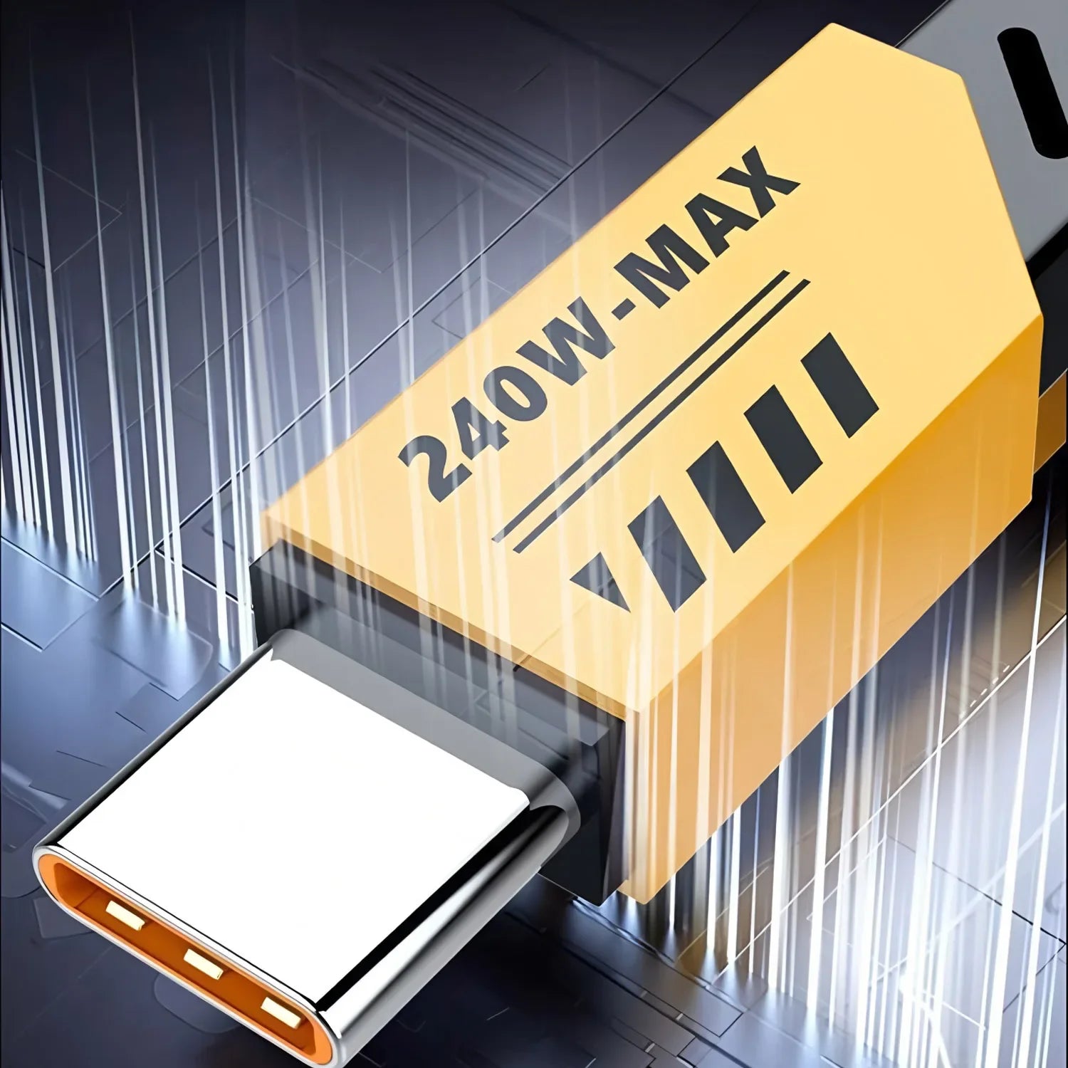 3 In 2 240W Fast Charging Cord For Micro USB Type C Charger Cable 1.2m Multi Usb Port Multiple Usb Charg Cord For iphone huawei