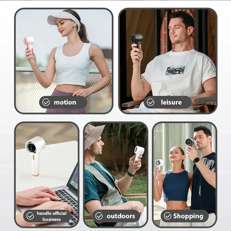 Mini Handheld Fan USB Fast Charging