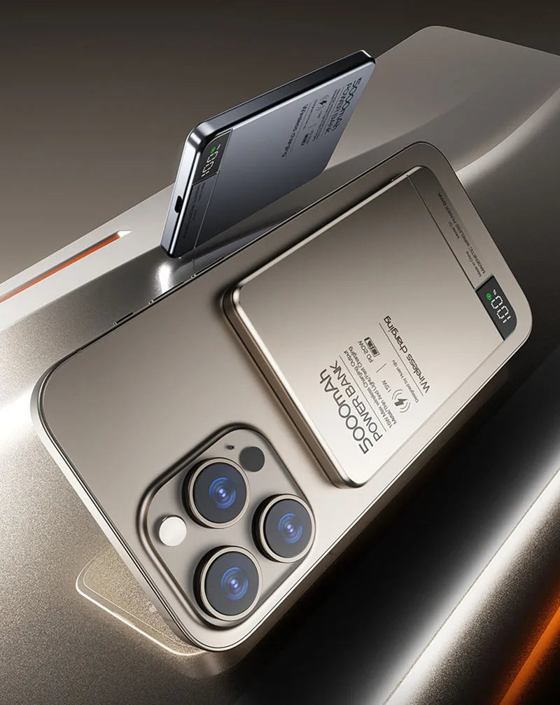 5000/10000mAh Magnetic Wireless Power Bank PD20W USB TYPE C Fast Charging for Magsafe Powerbank iPhone 16 15 14 13 12 11 PRO MAX