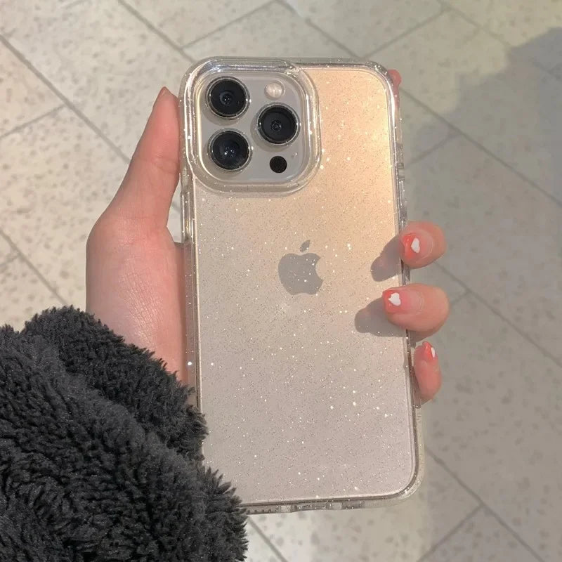 Glitter Bling Clear Case