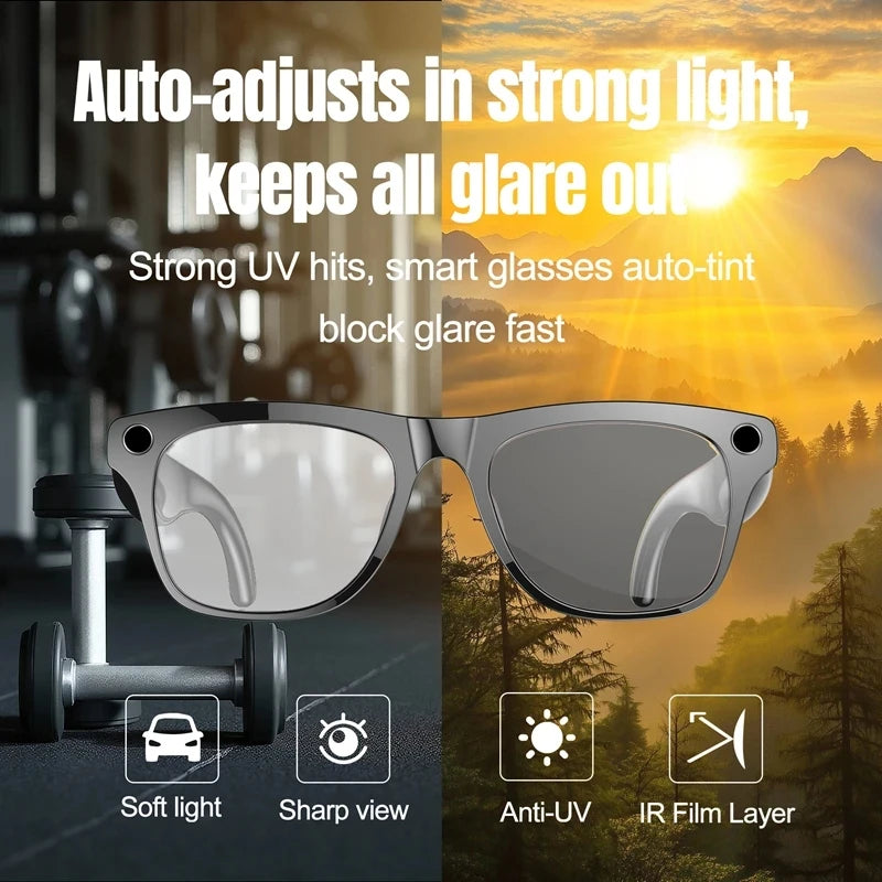 Oneplus Smart 8k Ai Glasses Bluetooth Chat Gpt Touch Sport Sunglasses 100mp Camera For Outdoor Tech Lovers Men Women Travel Gift