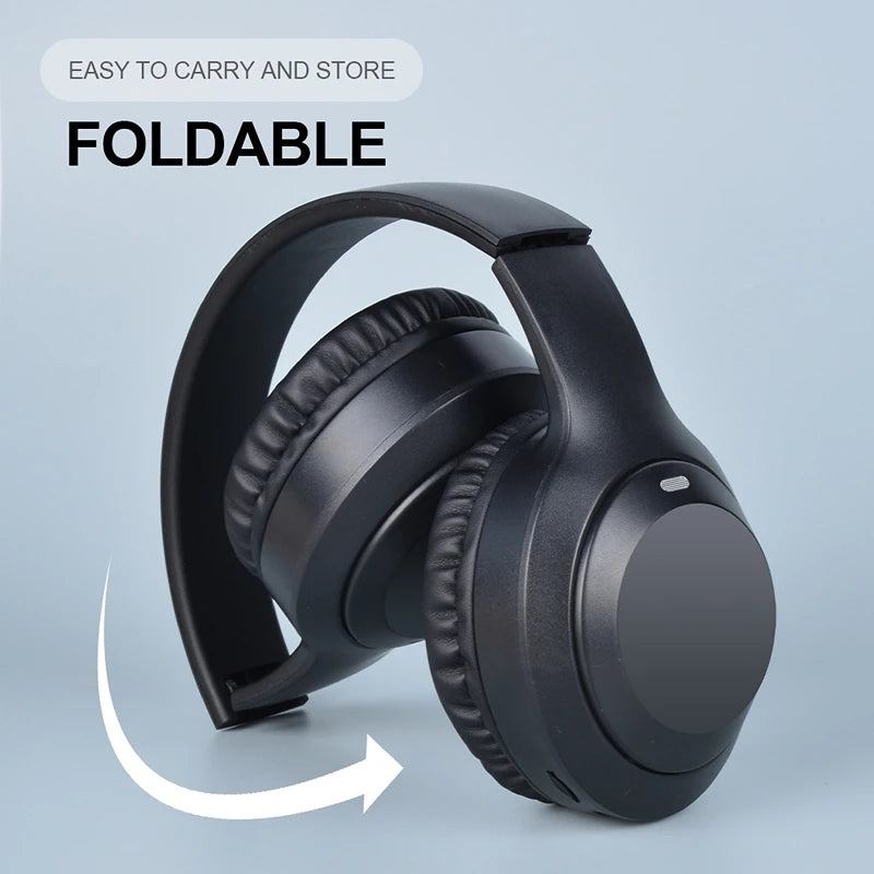 Over Ear HIFI Stereo M5 Headsets Wireless Bluetooth 5.3 Headphones Sports Gaming Earphones Support TF/AUX noise reduction