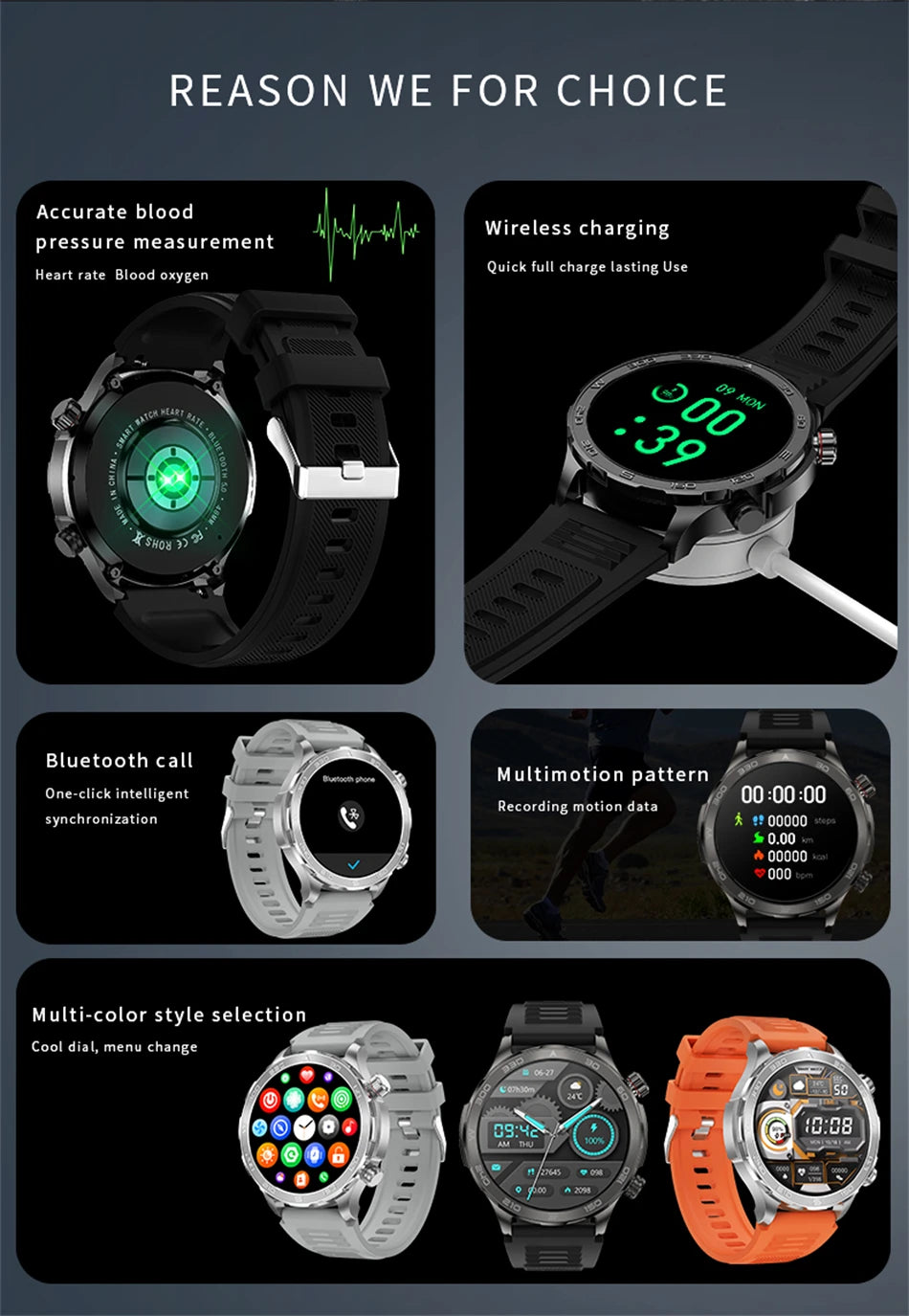 GPS Smart Watch AMOLED Screen