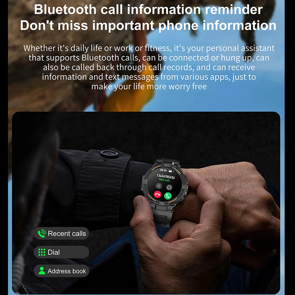Military Smartwatch 360 HD