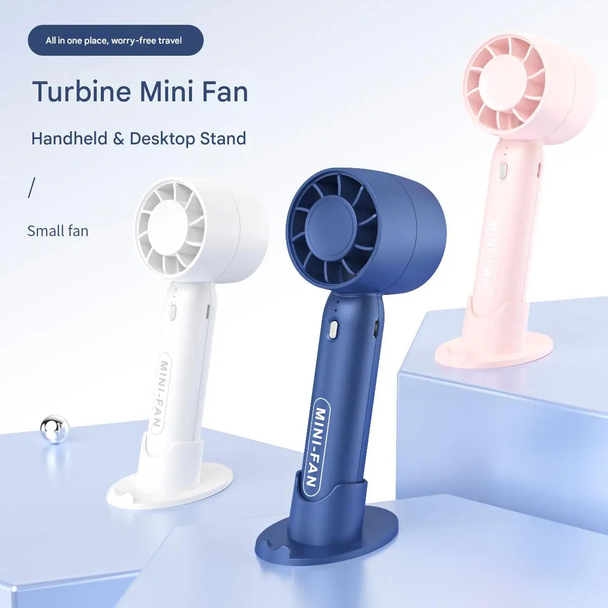 Turbo Handheld Small Fan Mini Outdoor Lightweight