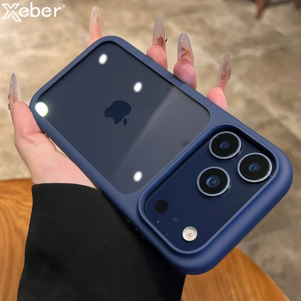 Crystal Clear Camera Button Case