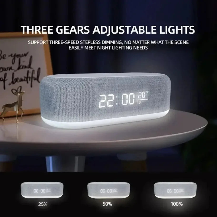 Alarm Clock Wireless Charger Lamp
