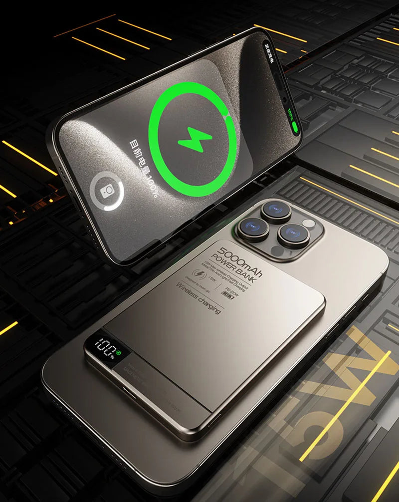 Magnetic Wireless Power Bank 10000mAh/5000mAh