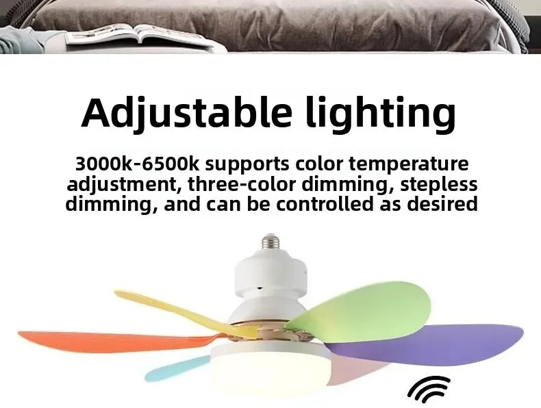 LED 40W Socket Ceiling Fan with Light