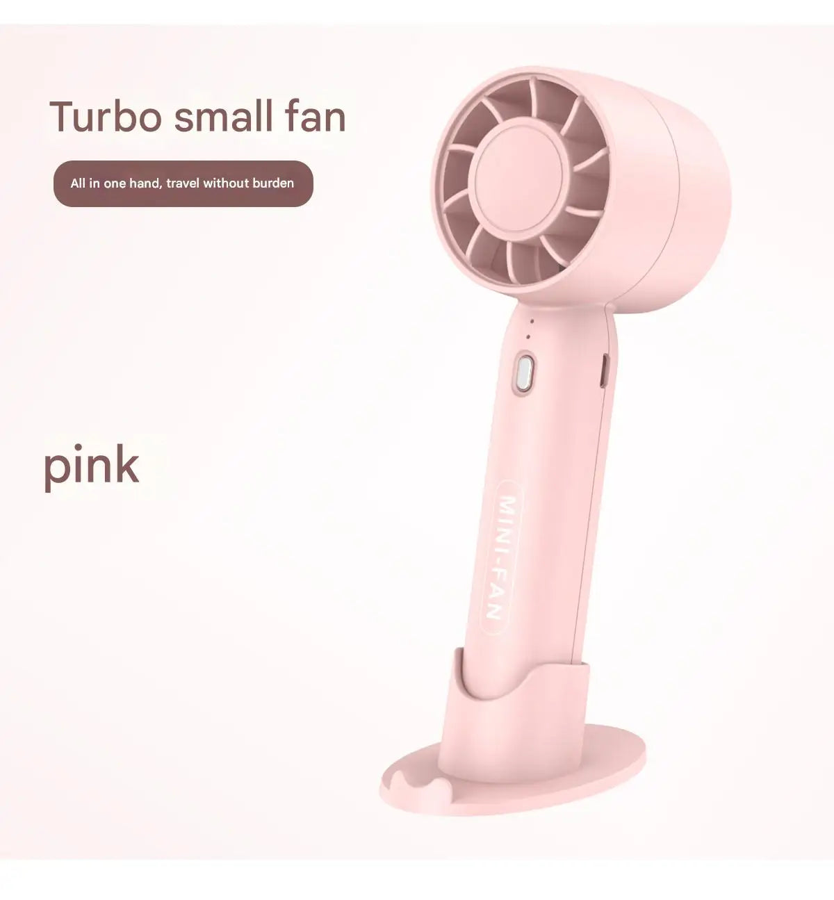 Turbo Handheld Small Fan Mini Outdoor Lightweight