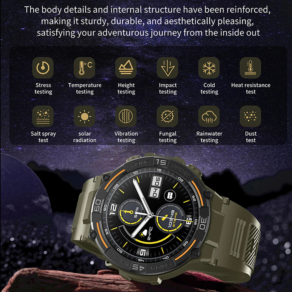 Military Smartwatch 360 HD