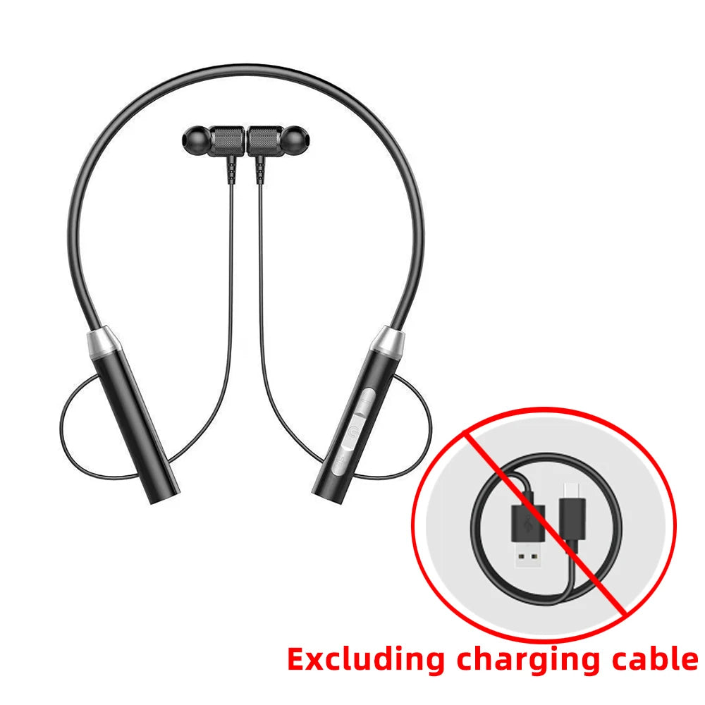 Wireless Neckband LED Earphones