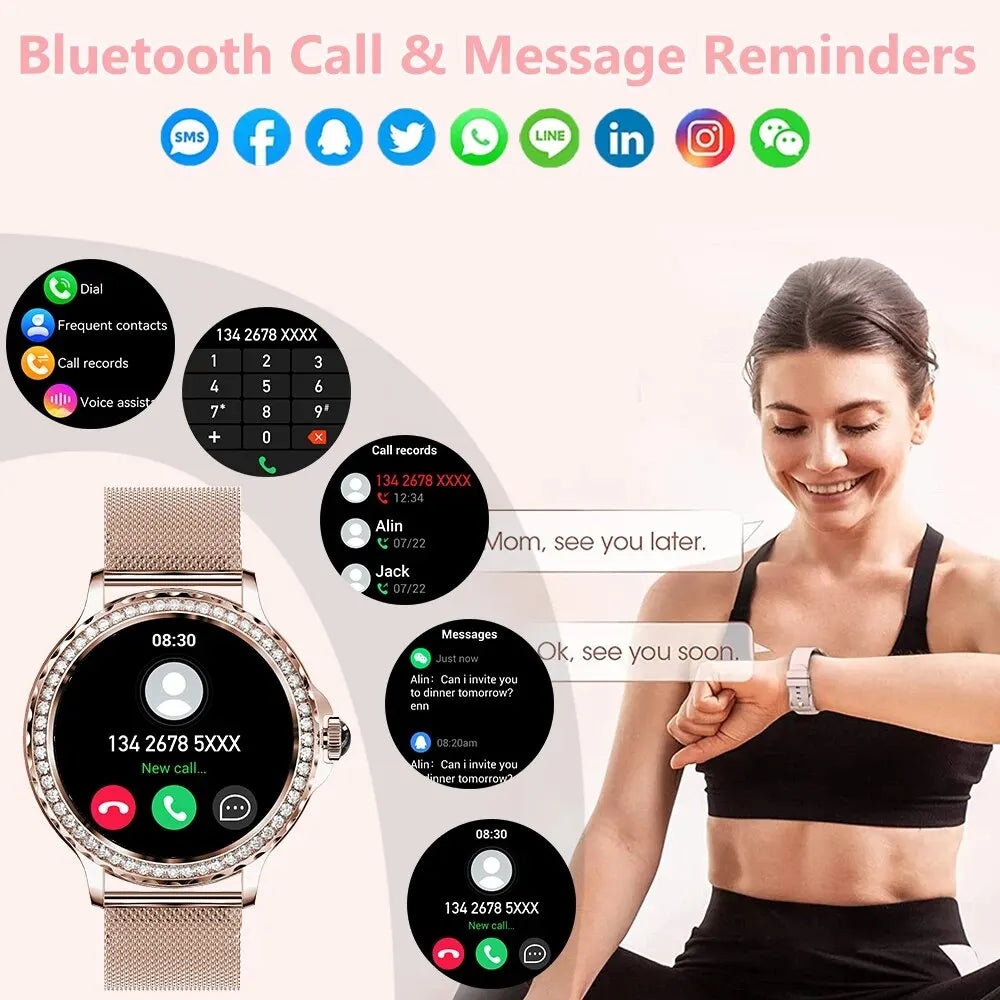 MEVADEN Rose Gold Smartwatch