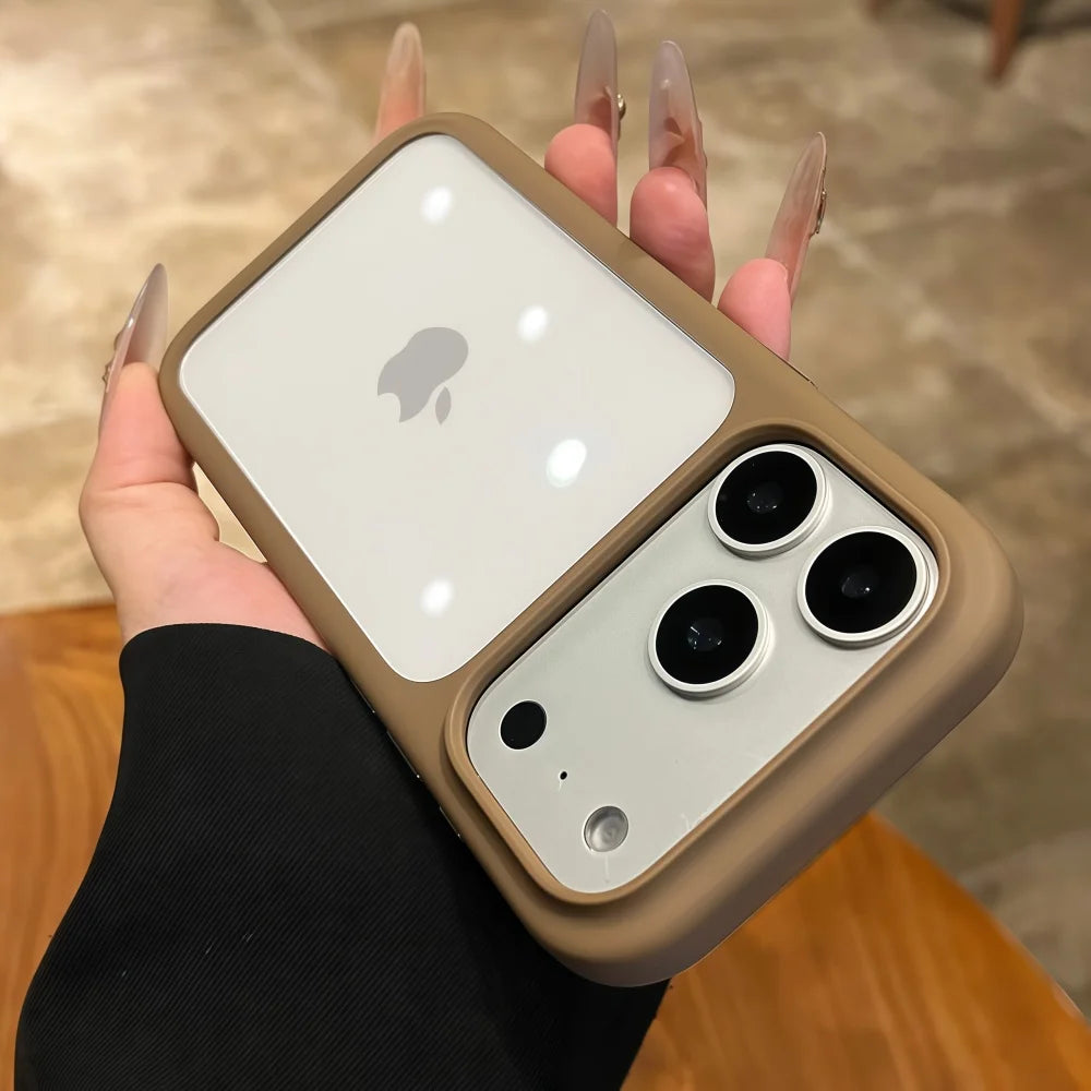Crystal Clear Camera Button Case