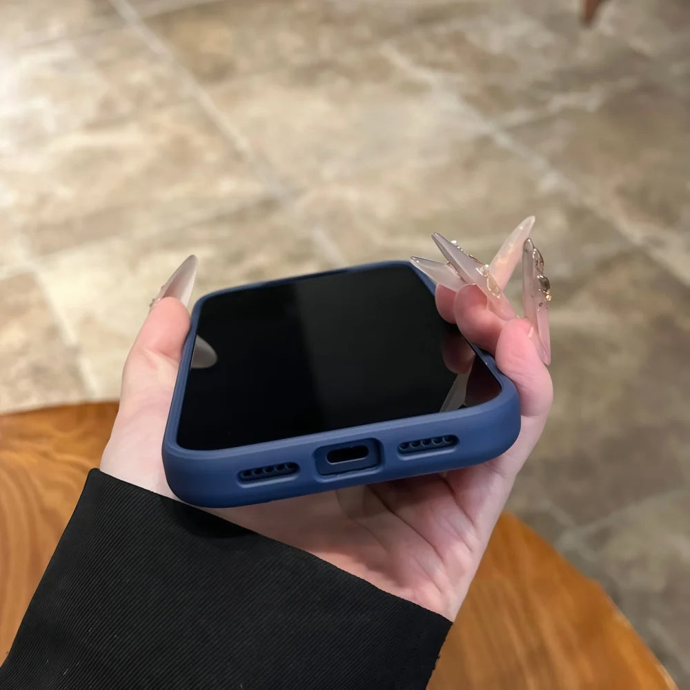 Crystal Clear Camera Button Case
