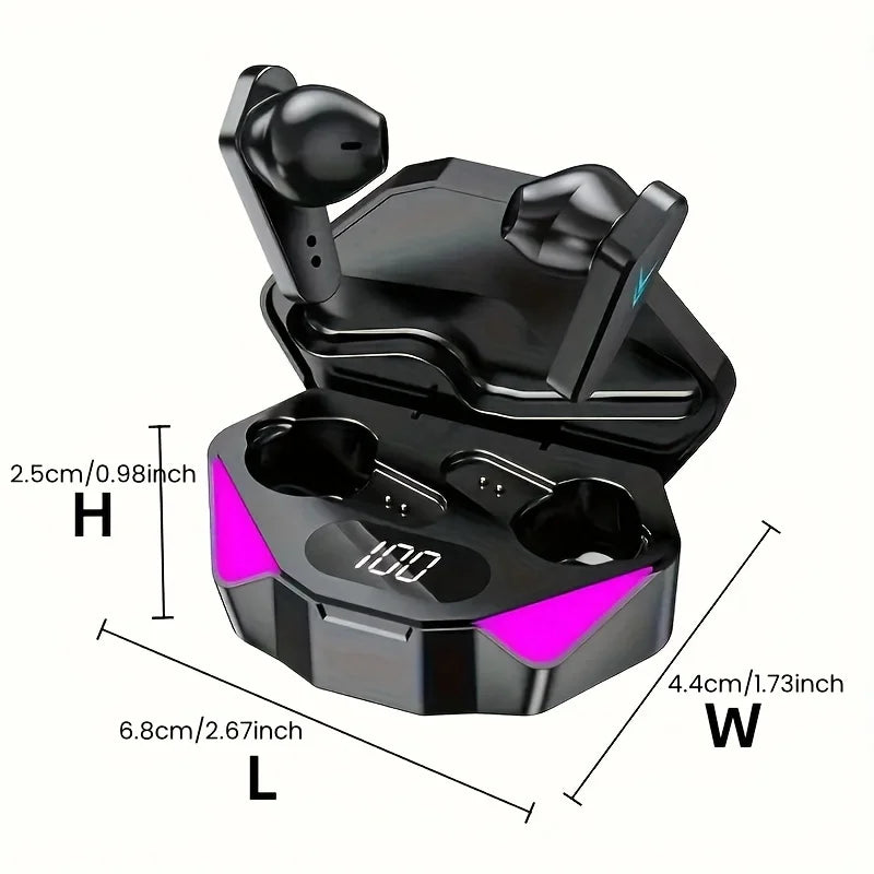 X15 LED Display Gaming Earbuds