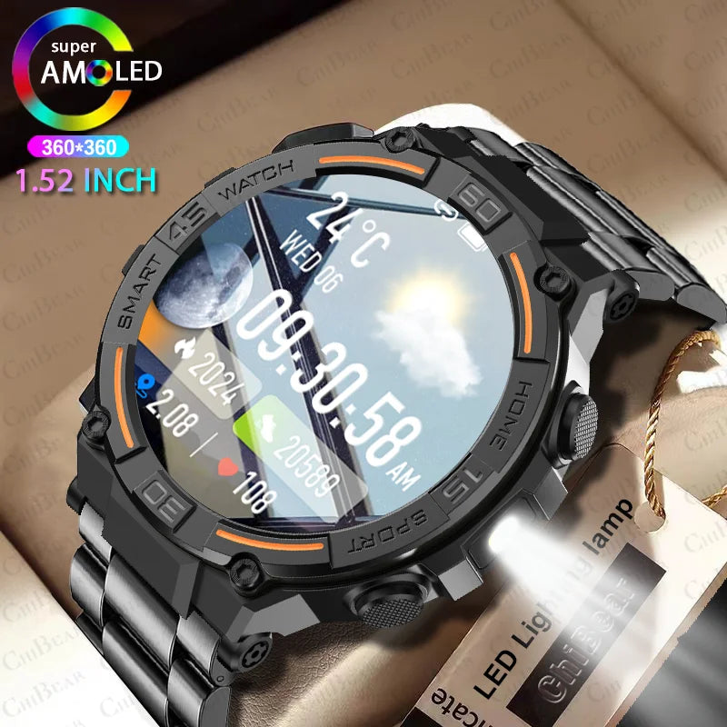 Military Smartwatch 360 HD
