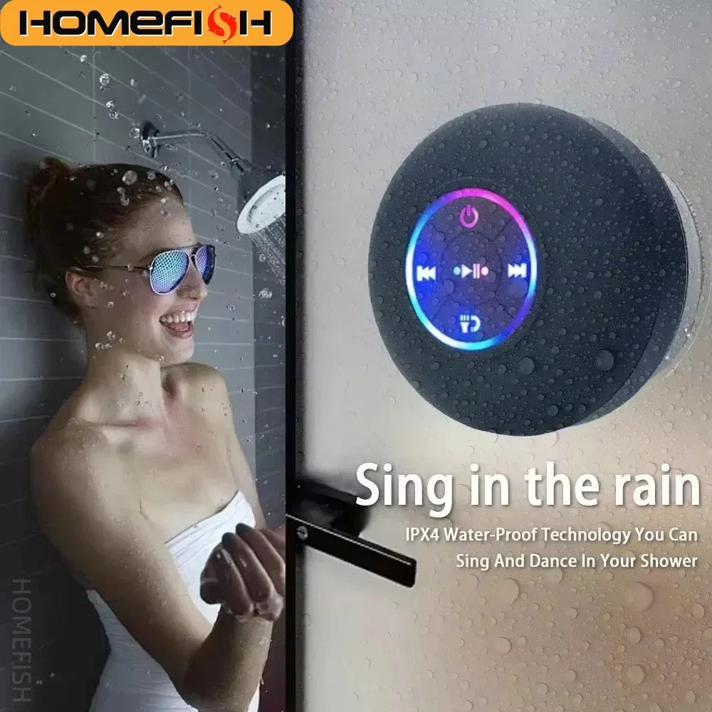 Waterproof LED Bluetooth Speaker