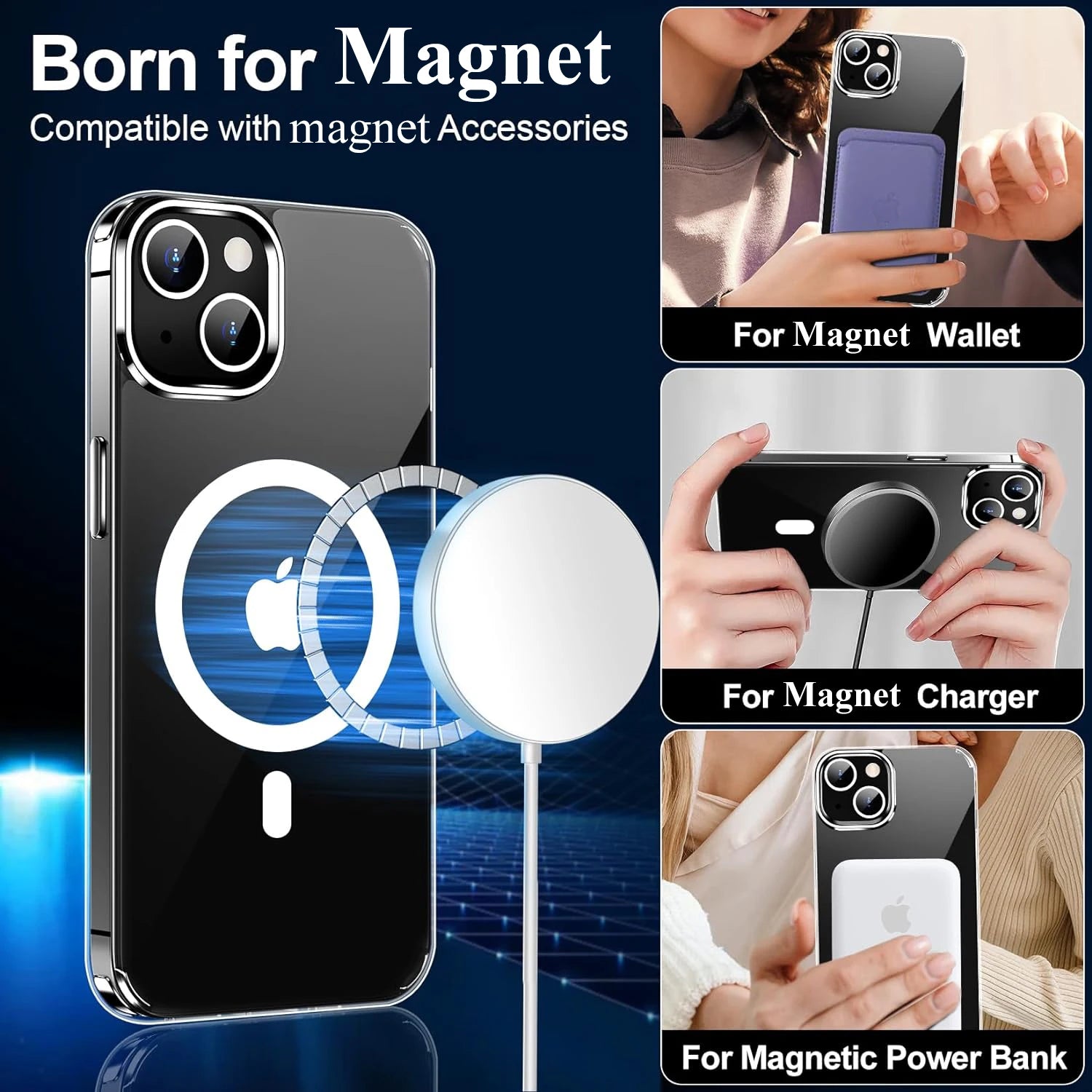 Ultra Slim Magnetic Clear Case