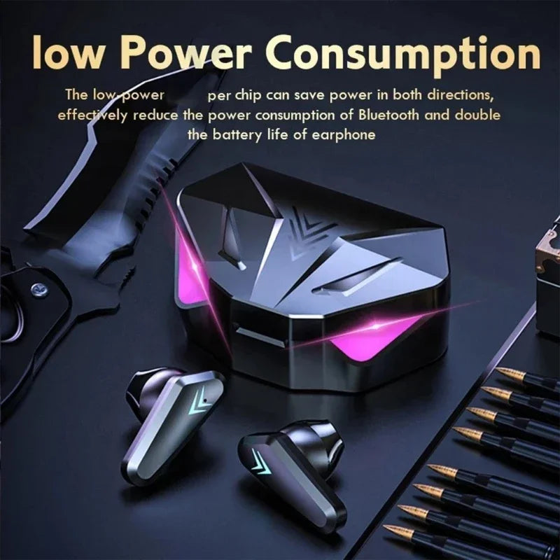 X15 LED Display Gaming Earbuds