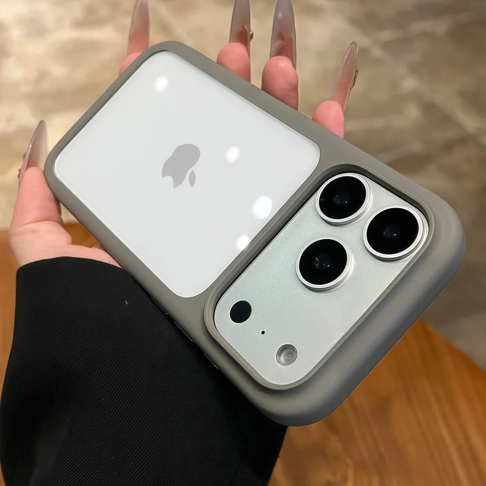 Crystal Clear Camera Button Case