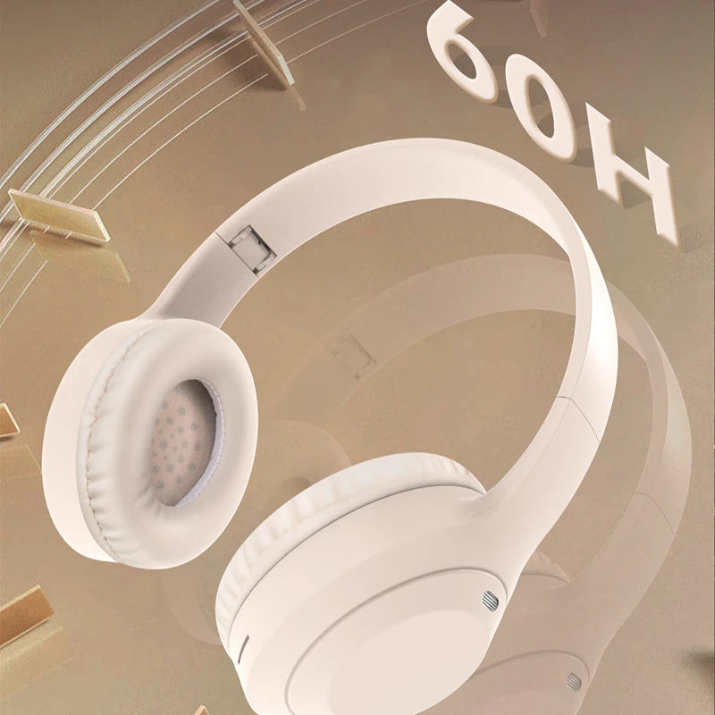 Over Ear HIFI Stereo M5 Headsets Wireless Bluetooth 5.3 Headphones Sports Gaming Earphones Support TF/AUX noise reduction