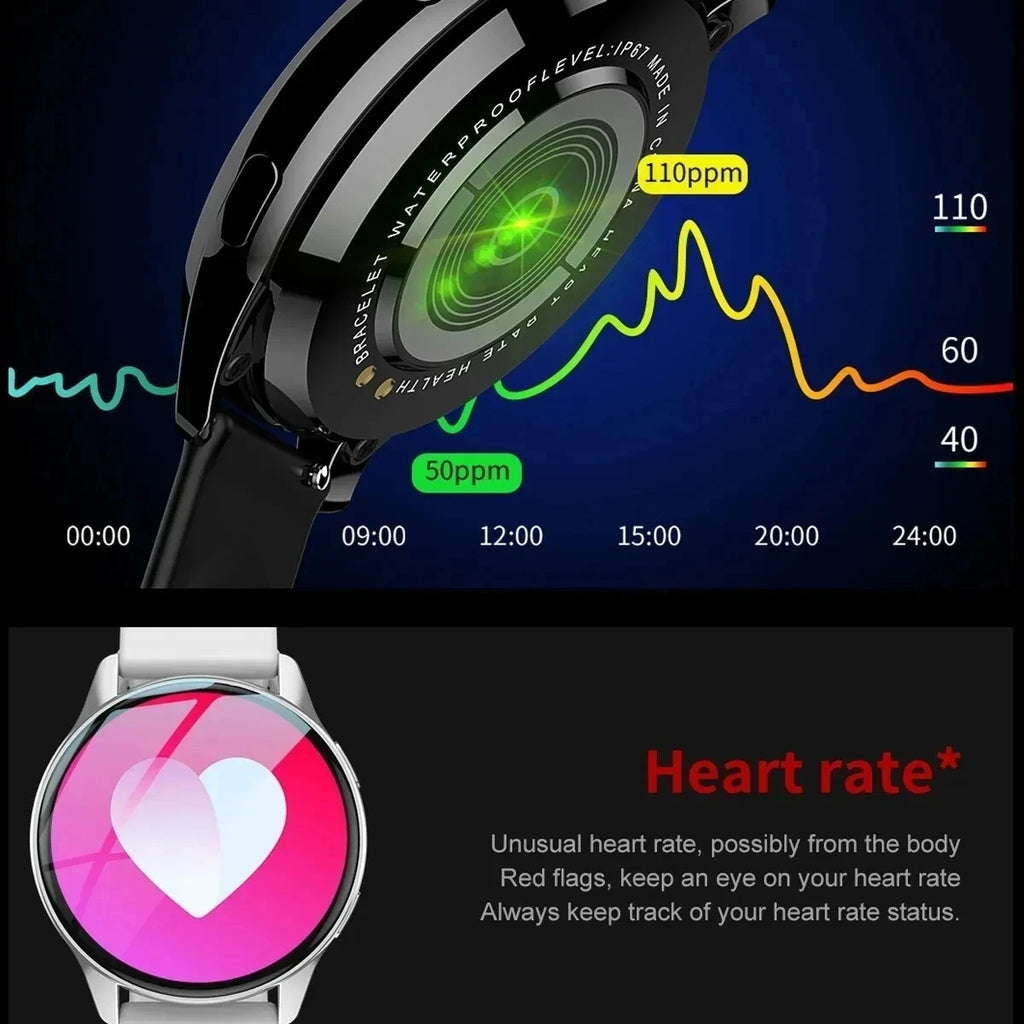 LIGE Wireless Charging Smartwatch