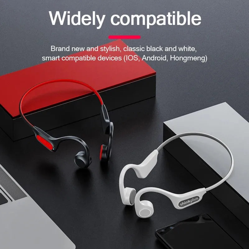 Choice Lenovo X3 Pro TWS Bluetooth V5.3 Wireless Bone Conduction Earphone IP56 Waterproof Earbuds Music Sports Headset For Run