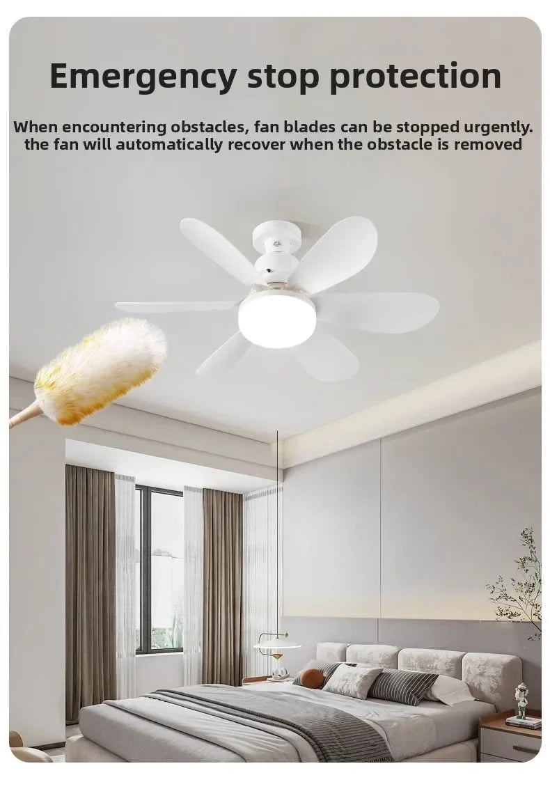 LED 40W Socket Ceiling Fan with Light