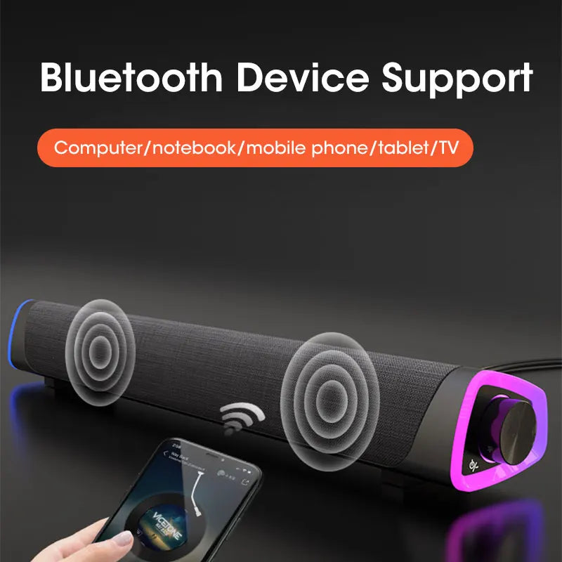 4D Computer Speaker Bar