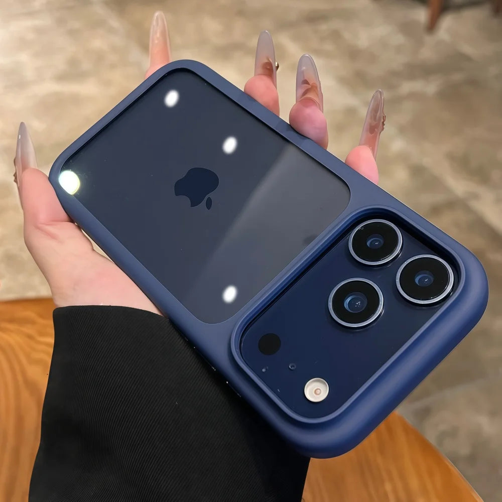 Crystal Clear Camera Button Case